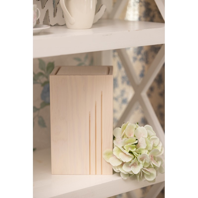 Berlin fehér, fa urna, urna, faurna