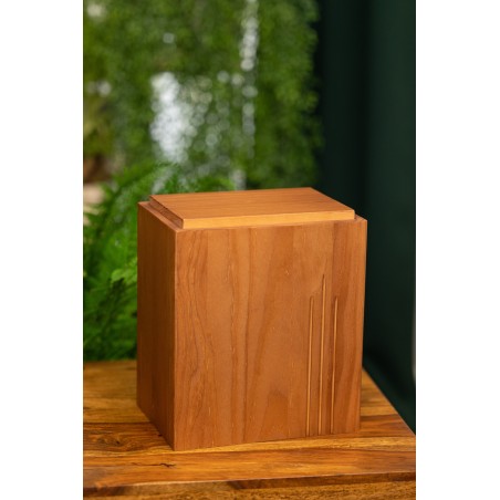 London világosbarna, fa urna, urna, faurna