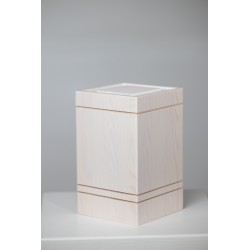 Toronto fehér, fa urna, urna, faurna