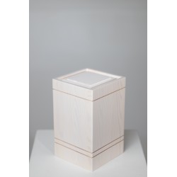 Toronto fehér, fa urna, urna, faurna