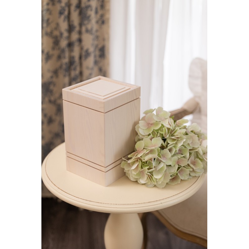 Toronto fehér, fa urna, urna, faurna