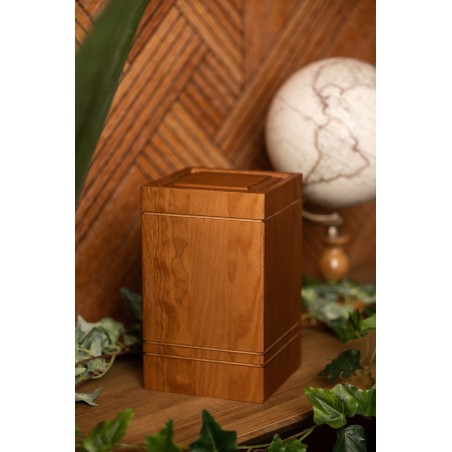 Toronto világosbarna, fa urna, urna, faurna