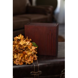 London Midi mahagóni, fa urna, iker urna, urna, faurna