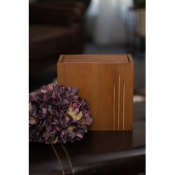 London Midi világosbarna, fa urna, iker urna, urna, faurna