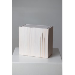 London Midi fehér, fa urna, iker urna, urna, faurna