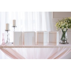 Berlin fehér, fa urna, urna, faurna