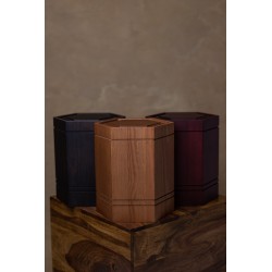 Atlanta, fa urna, urna, faurna, hatszög urna