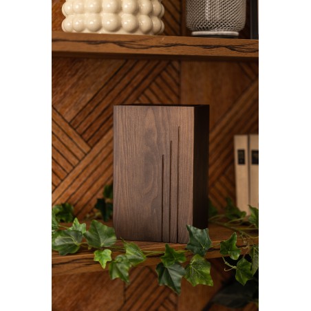 Berlin sötétbarna, fa urna, urna, faurna